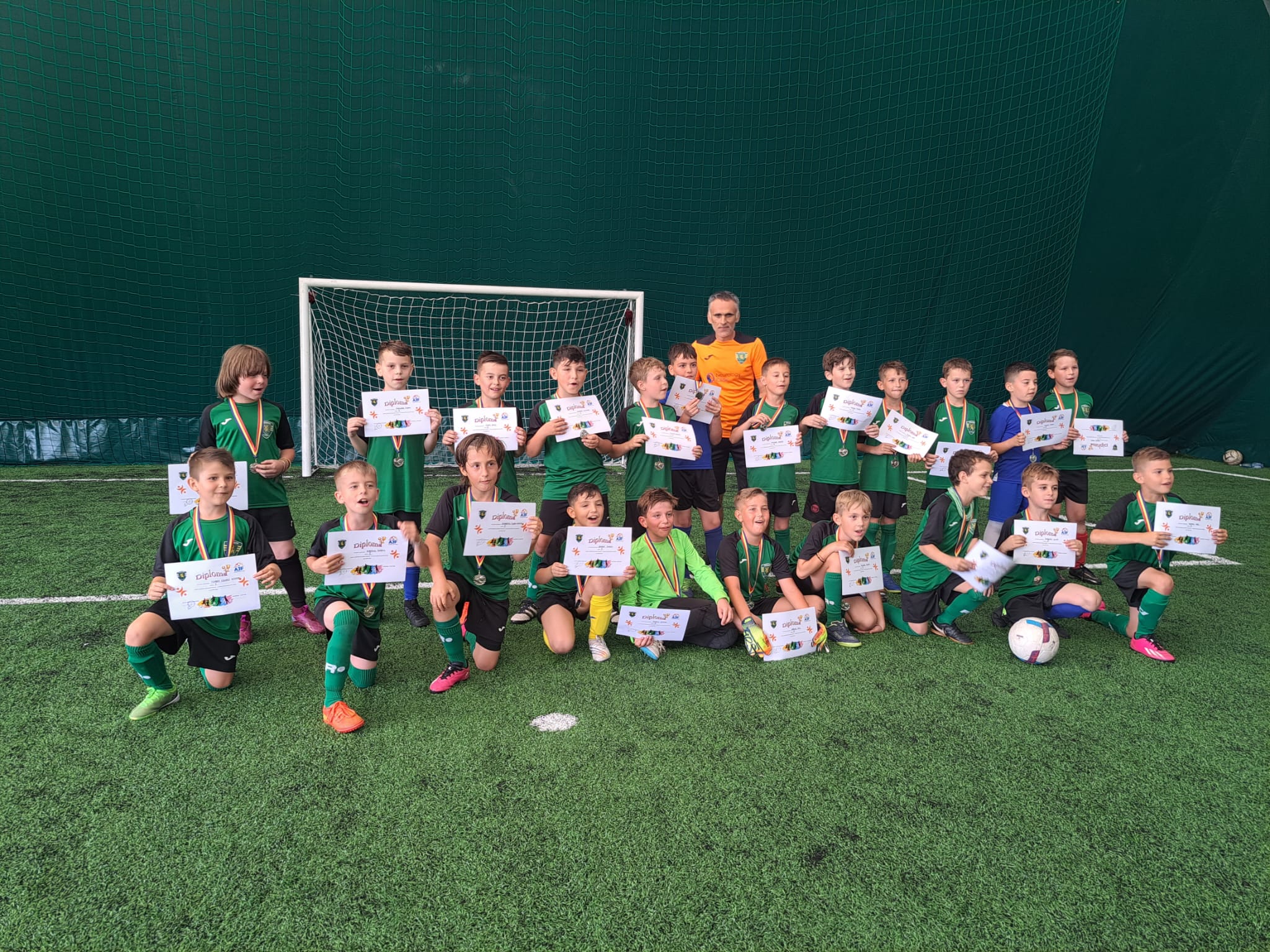 Echipa Primavera pe teren